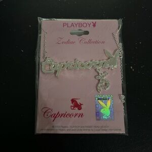 PLAYBOY Silver Zodiac Necklace